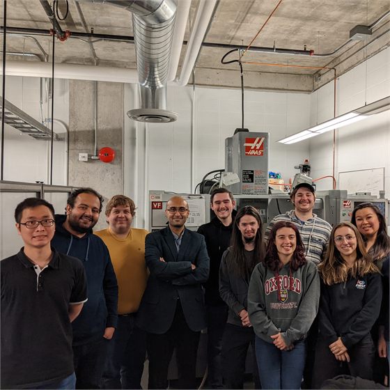 End of Semester Pizza Party, Ontario Tech University, December 2022